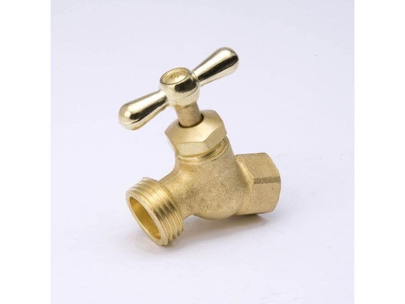 BK Products 102-40 Hose Bibb, Straight, No-Kink, Brass