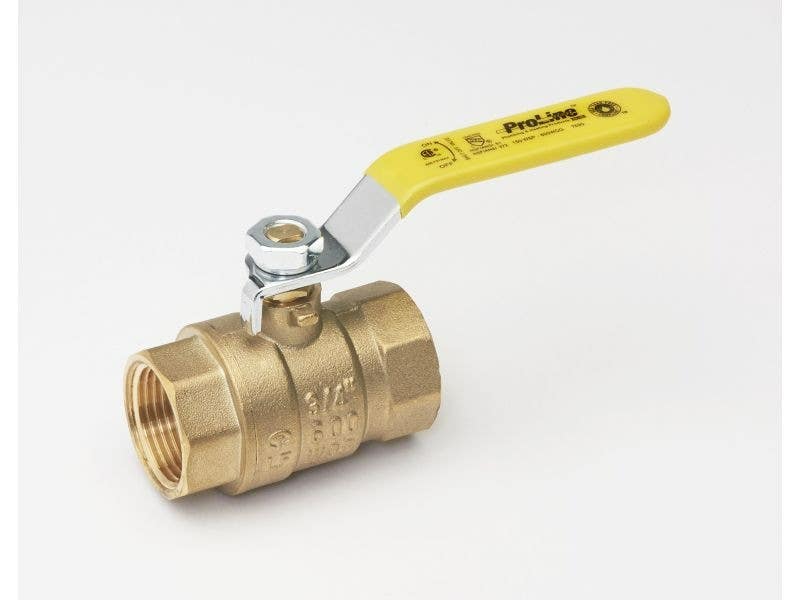 BK Products 107-818NL Full Port Ball Valve, Lead Free, Forged Brass, 2-In.