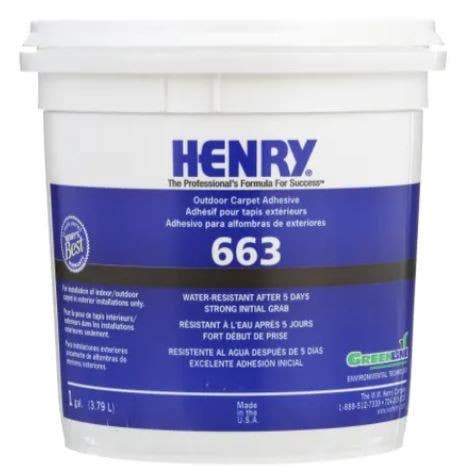 Henry 1218 663 Outdoor Carpet Adhesive