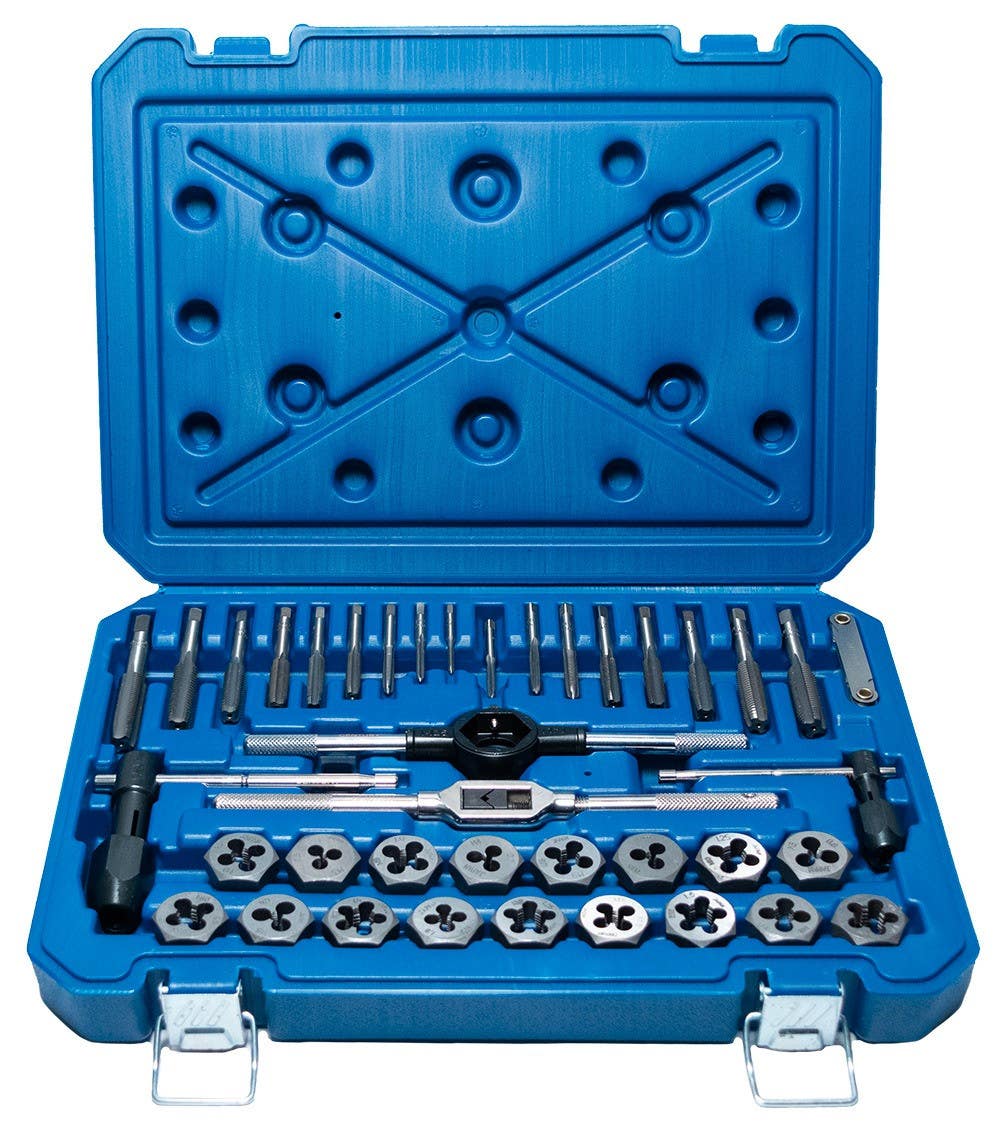 Century Drill & Tool 98900 Tap & Die Fractional Set, 40 Pcs.