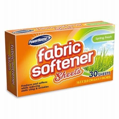 Delta Brands 11918-12 Fabric Softener Dryer Sheets, Spring Fresh Scent, 30 Ct