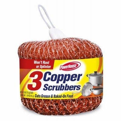 Delta Brands 12023-24 Dish Scrubbers - Copper Scrubs