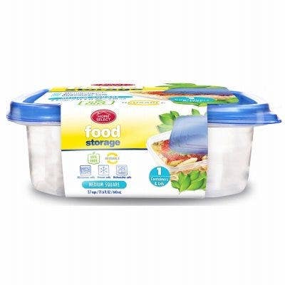 Delta Brands 11343-12 Food Storage Container Medium Square