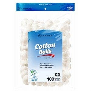 Delta Brands 10756-24 Cotton Balls Triple