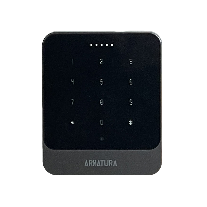 ZKTeco AMT-EP20CKQ Single Gang 125 kHz & 13.56MHz Prox Card, Bluetooth, QR Code, Keypad Reader