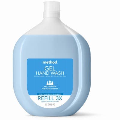Method Products 32810 Naturally-Derived Gel Hand Soap Refill, 34-oz.