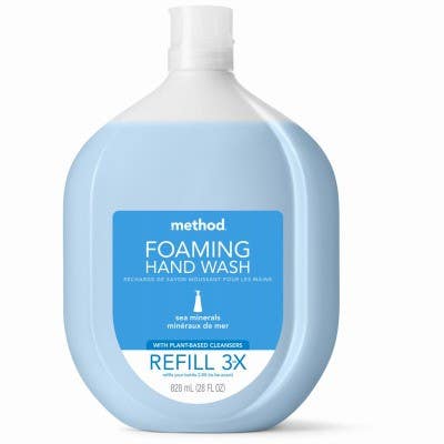 Method Products 328121 Naturally-Derived Foaming Hand Soap Refill, Sea Minerals, 28-oz.