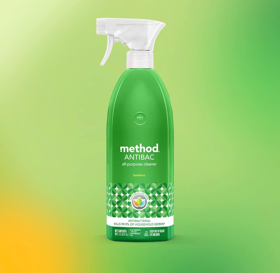 Method Products 01452 Antibacterial All Purpose Cleaner, Bamboo, 28-oz.