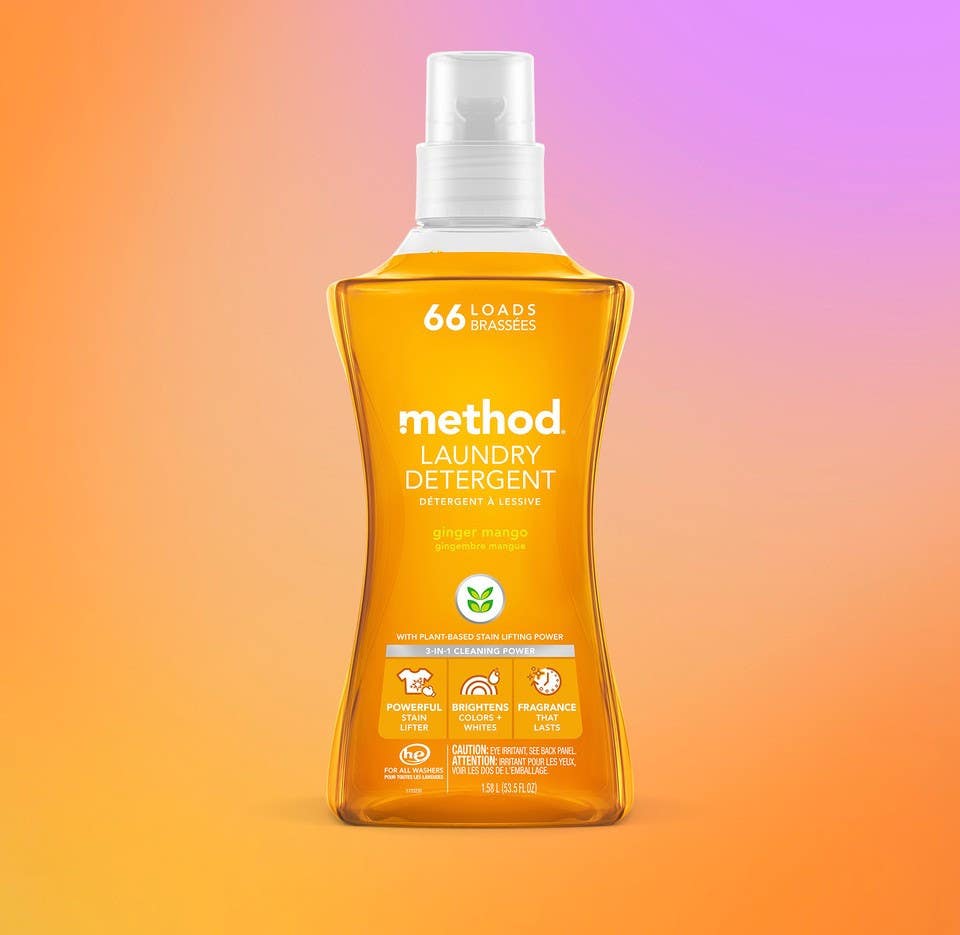 Method Products 014 Laundry Detergent, 53.5-oz, 66 Loads