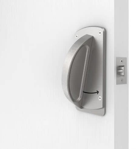 Accurate Lock & Hardware CH-TUB Crescent Tubular Passage Set, Backset - 2-3/4", 1-3/4" Door