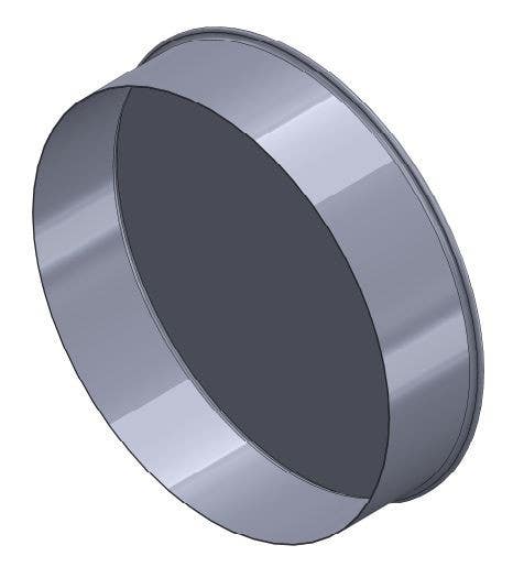 Imperial GV072 HVAC Duct Pipe Tee Cap/Plug, No Crimp, 28 Gauge