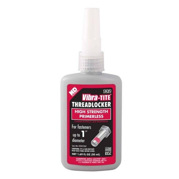 Vibra-Tite 13250 High Strength Primerless Threadlocker, 50 ml, 6 Pack