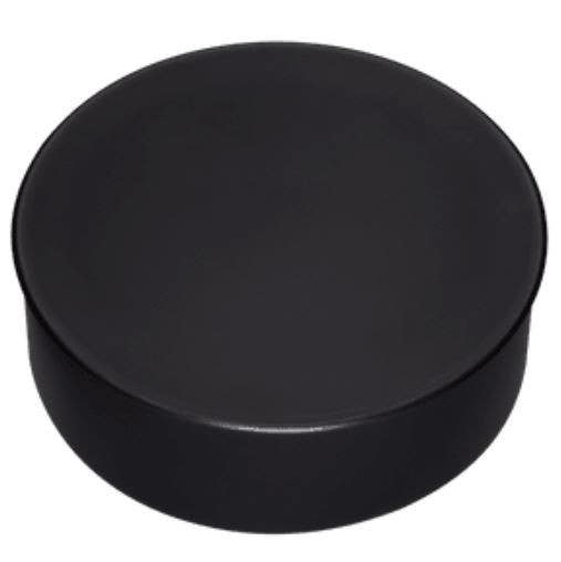 Imperial BM00 Black Stove Pipe Clean Out Tee Cap, 24-Gauge