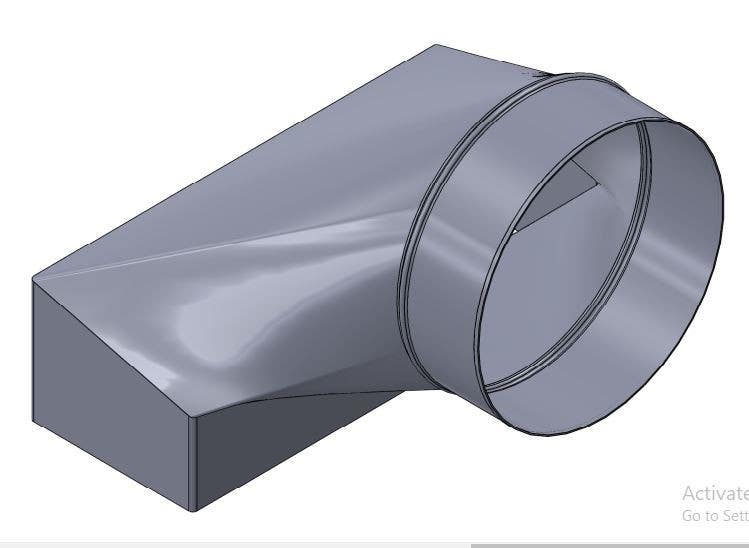 Imperial GV062 HVAC Galvanized Register Boot