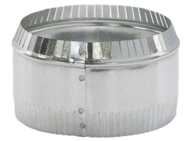 Imperial GV0843 HVAC Duct Pipe Galvanized Round Top Collar, 6 in