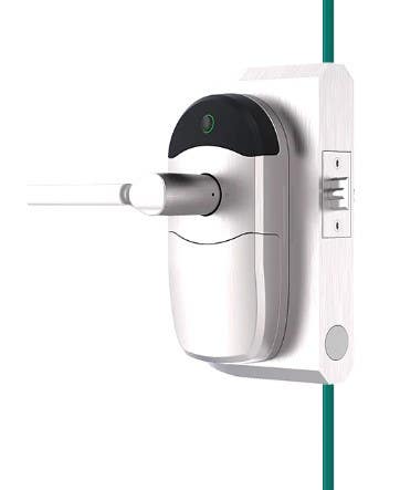 Accurate Lock & Hardware G-CYL-NDEB Cylindrical Glass Patch For Schlage NDEB WiFi Lock