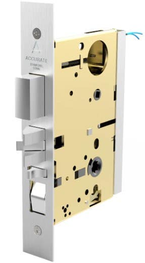 Accurate Lock & Hardware M9167E Motor Drive Electrified Mortise Lock w/ Mechanical Deadbolt
