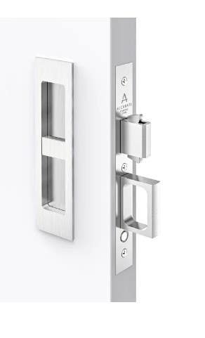 Accurate Lock & Hardware VTI.2002Q-5 Vantage Quiet Pocket Door Privacy Set, Invisi-Mount