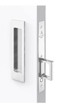 Accurate Lock & Hardware VTI.2002CPDP-SD-Q Vantage Quiet Pocket Door Passage Set, Invisi-Mount, Shallow Depth CPDP