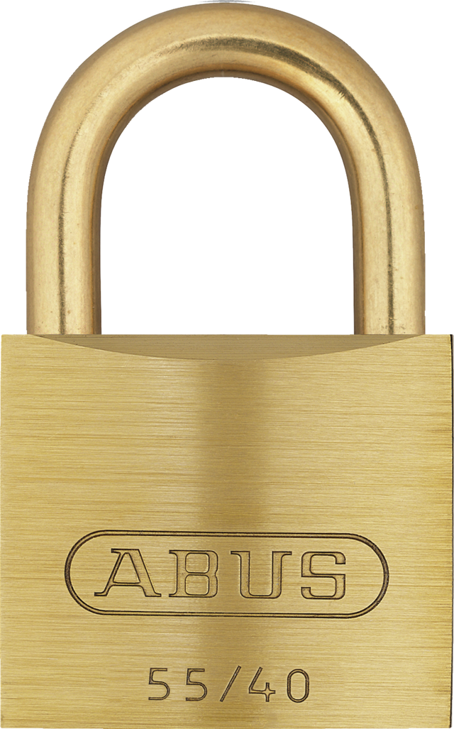 Abus 55MB/40HB50 Brass Body Padlock