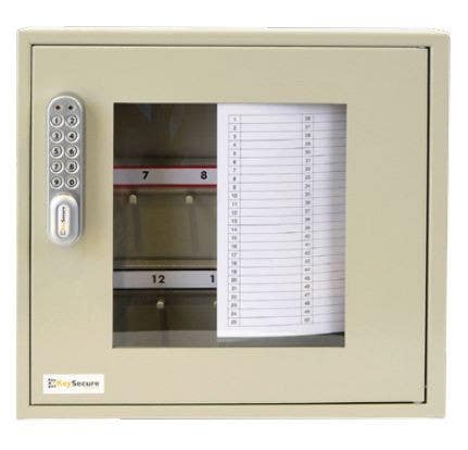 Codelocks 95345 30 Hook Key Cabinet, View, KSCL 0030 VW MB