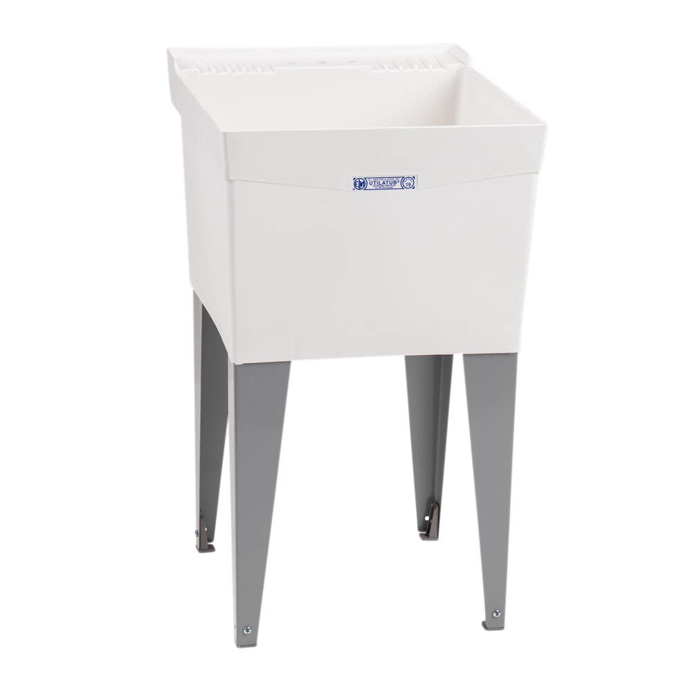 E.L Mustee 19F 20" Utilatub Laundry Tub - Floor