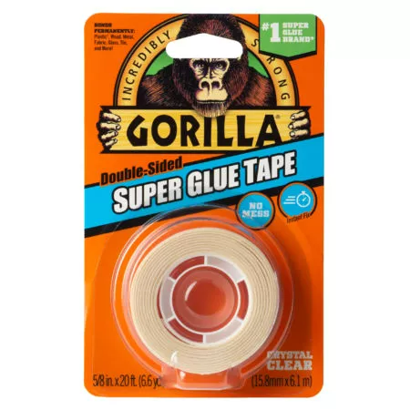 Gorilla Glue Company 109340 Double-Sided Super Glue Tape, 20'