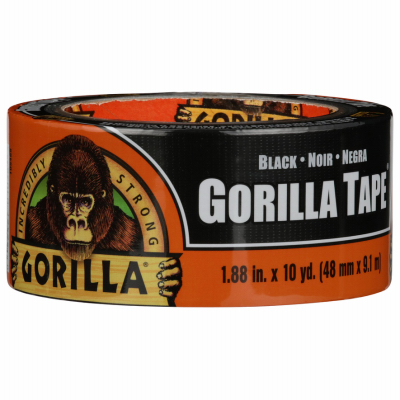 Gorilla Glue Company 105631 Tape, Black, 10-Yds.