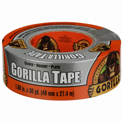 Gorilla Glue Company 105634 Duct Tape, Silver, 30-Yd.