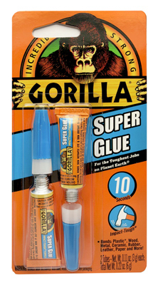 Gorilla Glue Company 7800109 Super Glue, 3g Tubes