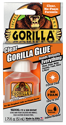 Gorilla Glue Company 4500102 Glue, Clear, 1.75-oz.