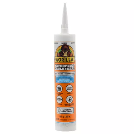 Gorilla Glue Company 108318 Silicone Sealant, White, 10-oz.