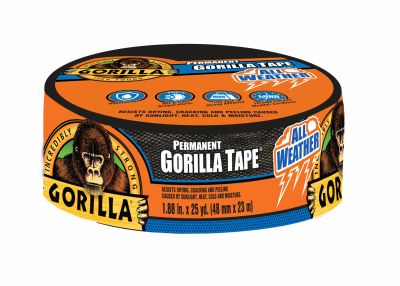 Gorilla Glue Company 6009002 Permanent Tape All Weather, 1.88" x 25-Yd.