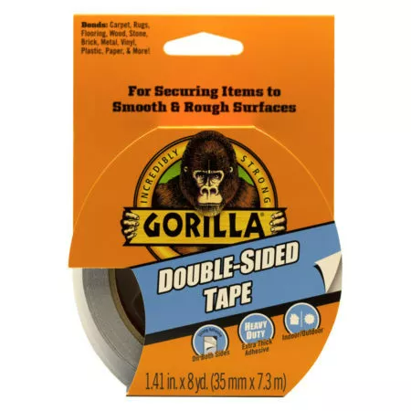 Gorilla Glue Company 100925 Double-Sided Tape, 1.41" x 8 YD