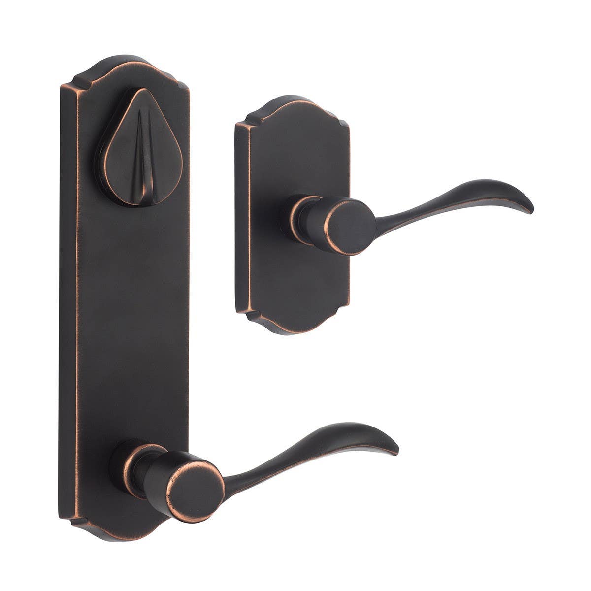 Sure-Loc Hardware SS Sandstone Lever, Vintage Bronze