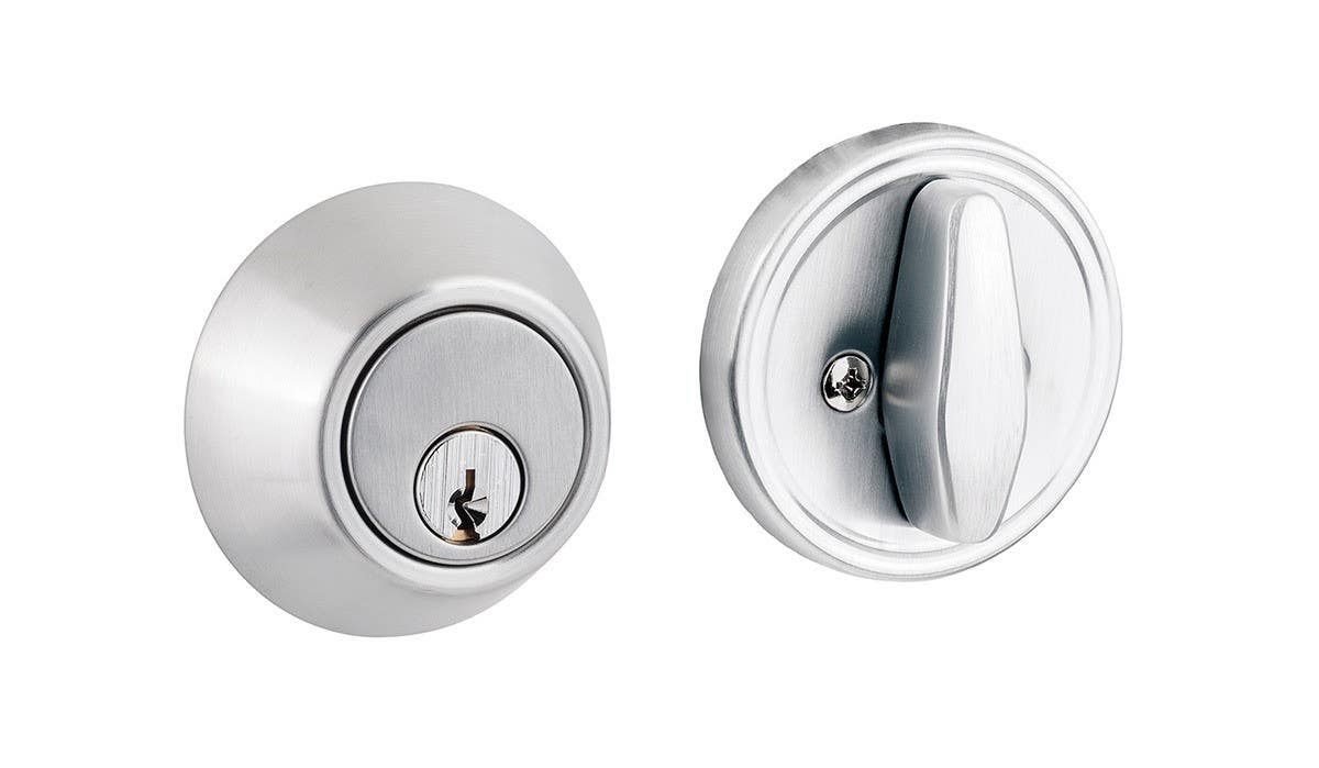 Sure-Loc Hardware DB301 Single Cylinder Grade 2 Commercial Deadbolt, Satin Chrome