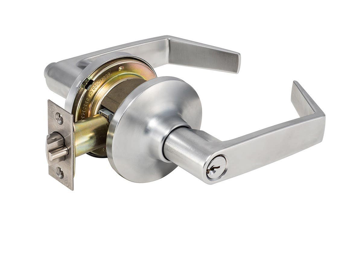 Sure-Loc Hardware JK-T Grade 2 Jackson Tubular Lever, Satin Chrome