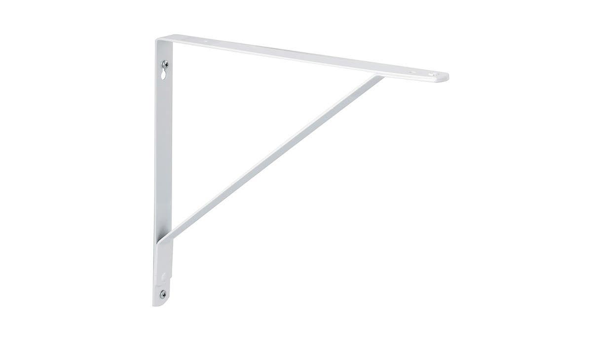Sure-Loc Hardware SRS-1 Fixed Shelf Support, White Powder Coat
