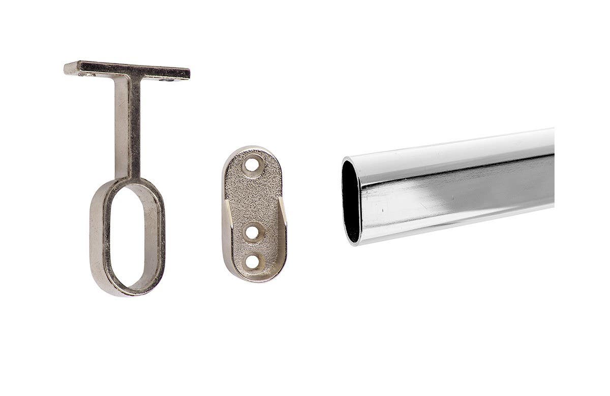 Sure-Loc Hardware OCR Oval Closet Rod