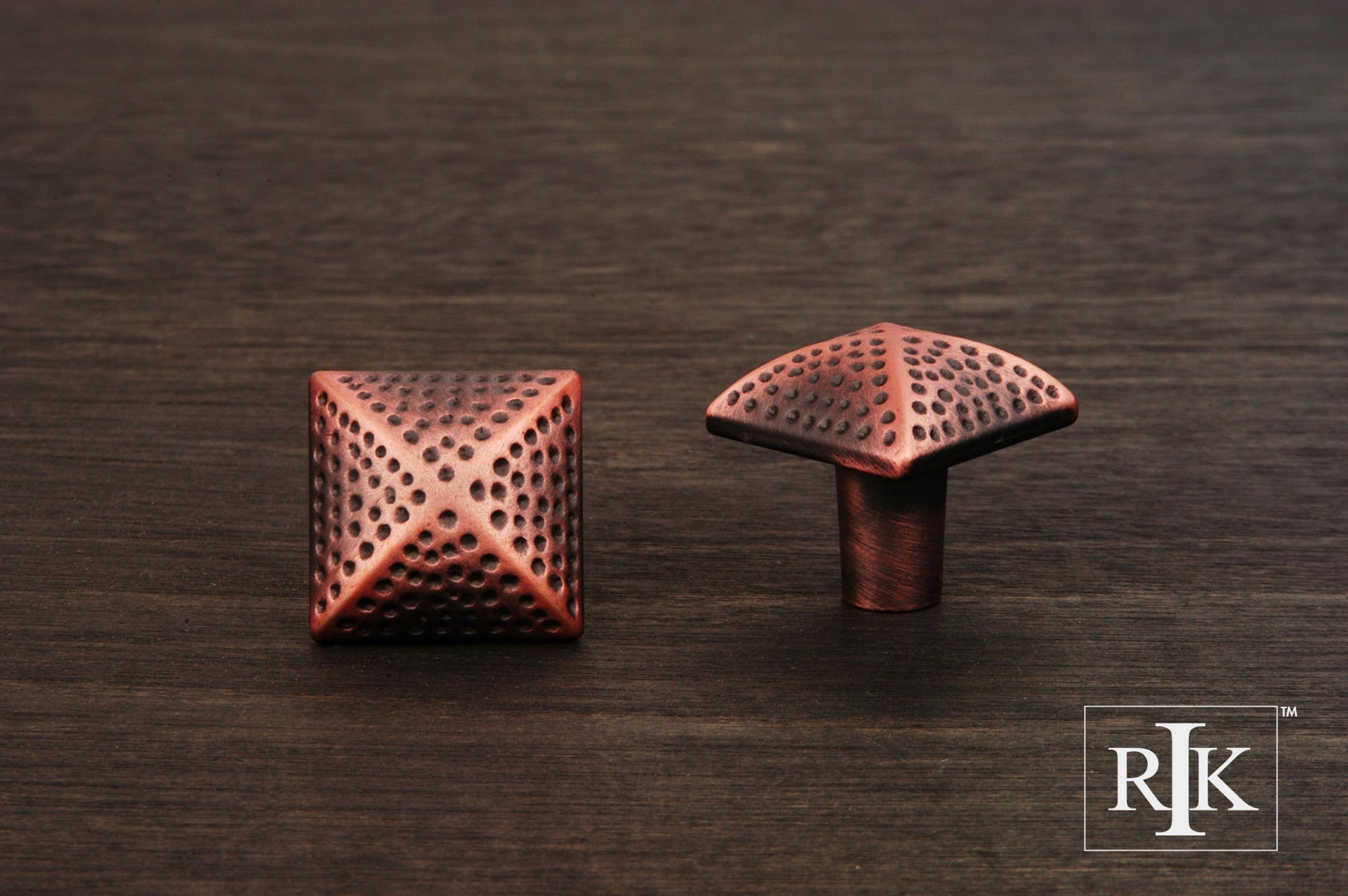 RKI CK 9311 Square Knob with Divet Indents