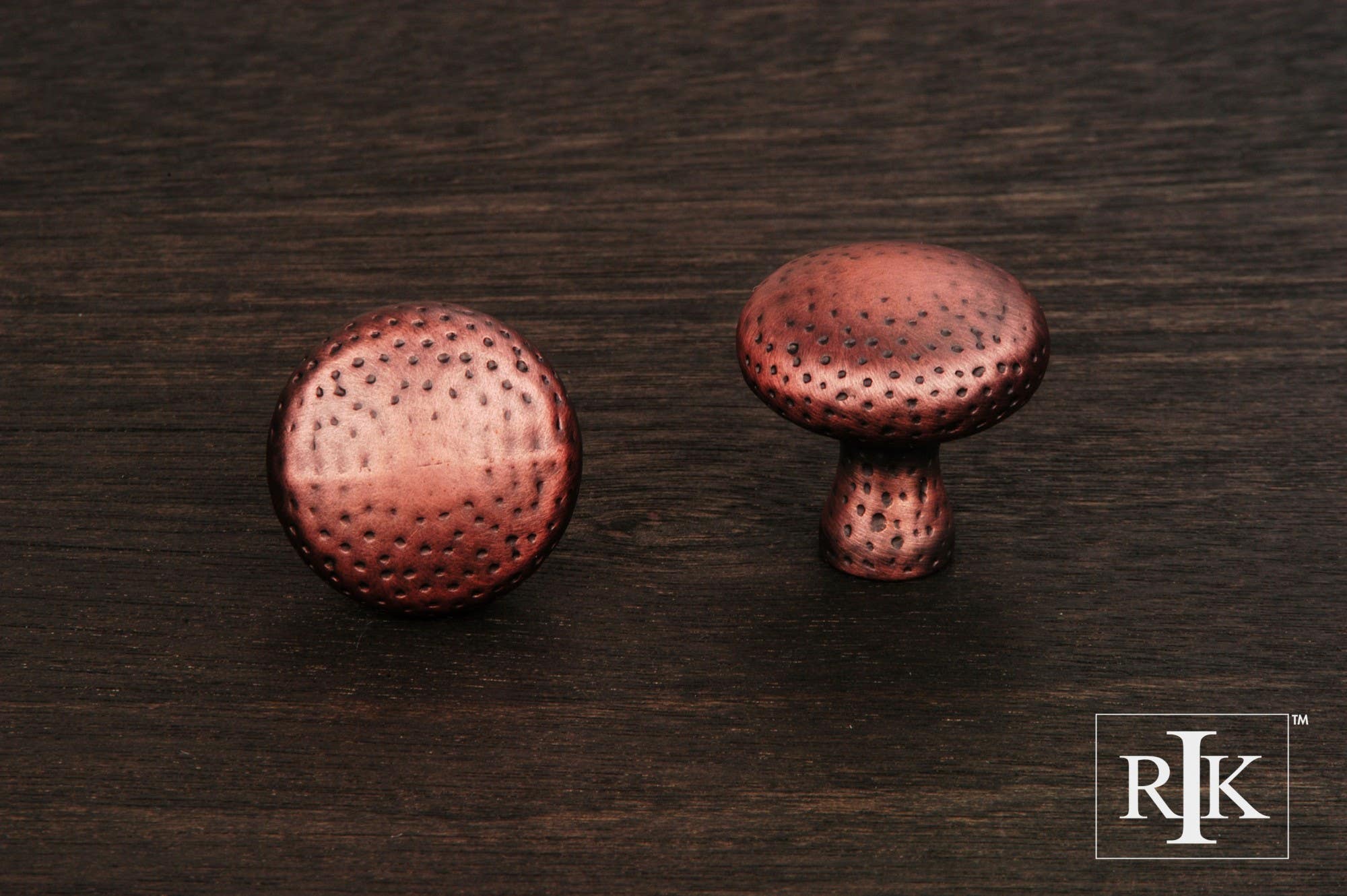 RKI CK 9315 Solid Round Knob with Divet Indents