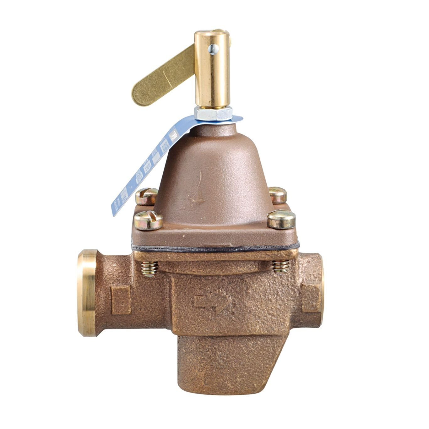 Watts 1156F  1/2 Bronze High Capacity Feed Water Pressure Regulator, NPT Threaded Inlet, 1/2"