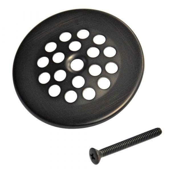 Danco 89471 Bath Grid Strainer with Screw in Oil Rubbed Bronze 2-7/8 in