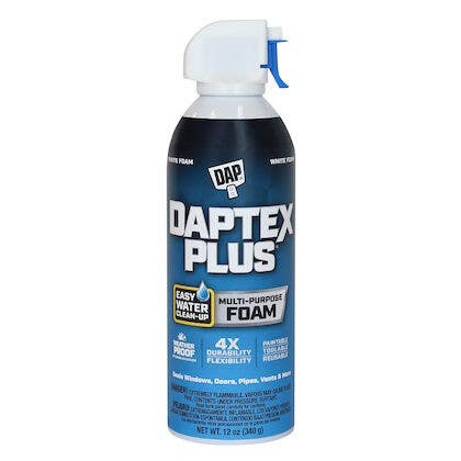 Dap Global Inc 7079818836 DAPtex Plus Multi-Purpose Foam Sealant, 12 OZ
