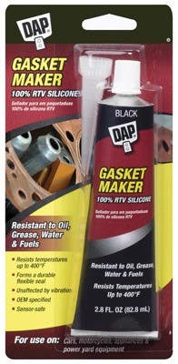 Dap Global Inc 7079800754 Gasket 100% RTV Silicone Sealant, 2.8OZ