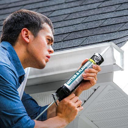 Dap Global Inc 707981818 BUTYL-FLEX Gutter & Flashing Sealant, 10.1OZ