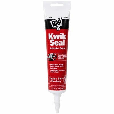 Dap Global Inc 7079818008 Kwik Seal Tub/Tile Adhesive Caulk, 5.5-oz.
