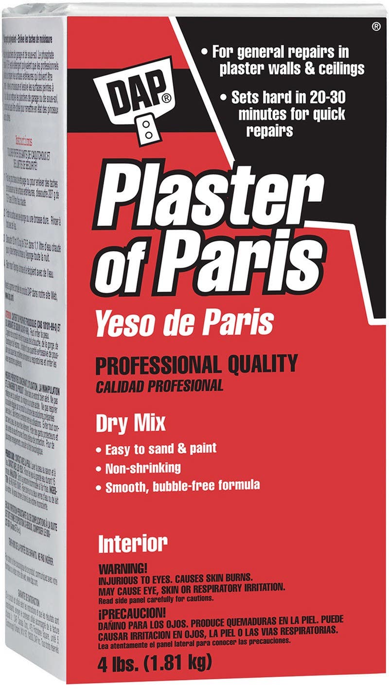 Dap Global Inc 7079810308 Plaster Of Paris, White, 4 Lb. Pail