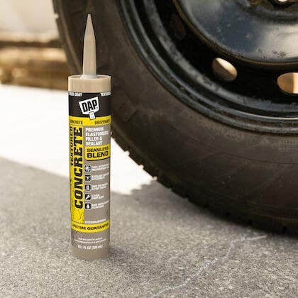 Dap Global Inc 7079808676 Textured Concrete Premium Elastomeric Latex Filler & Sealant, 10.1 OZ