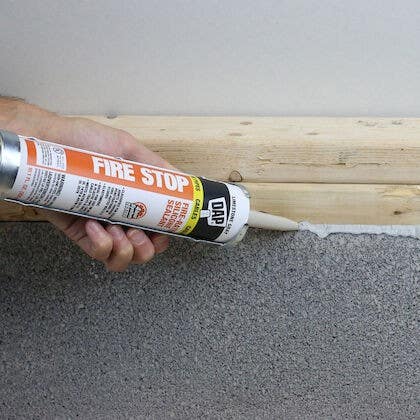 Dap Global Inc 7079818806 Fire Stop Silicone Sealant, Gray, 10.1-oz.